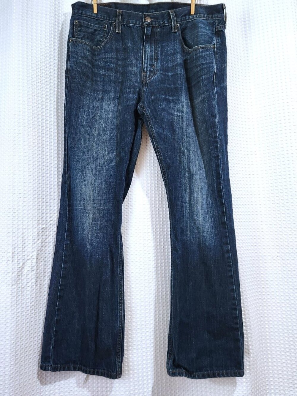 Levi's 527 Bootcut Jeans Mens 36x30 Medium Indigo Blue Stretch Denim Pants 05527